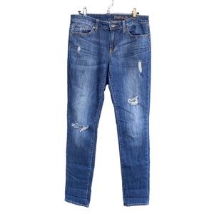 GAP Premium Skinny Jeans Distressed Size 28 Long